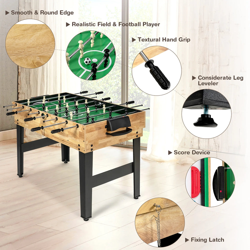 10-In-1 Combo Game Table Set, Multi Game Table for Home, Game Room