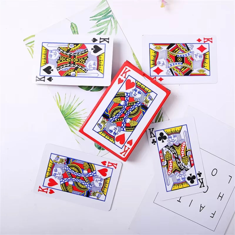 100% Solitaire Waterproof Playing Card Plastic Game Solitaire Poker Game Board Game 56*86Mm