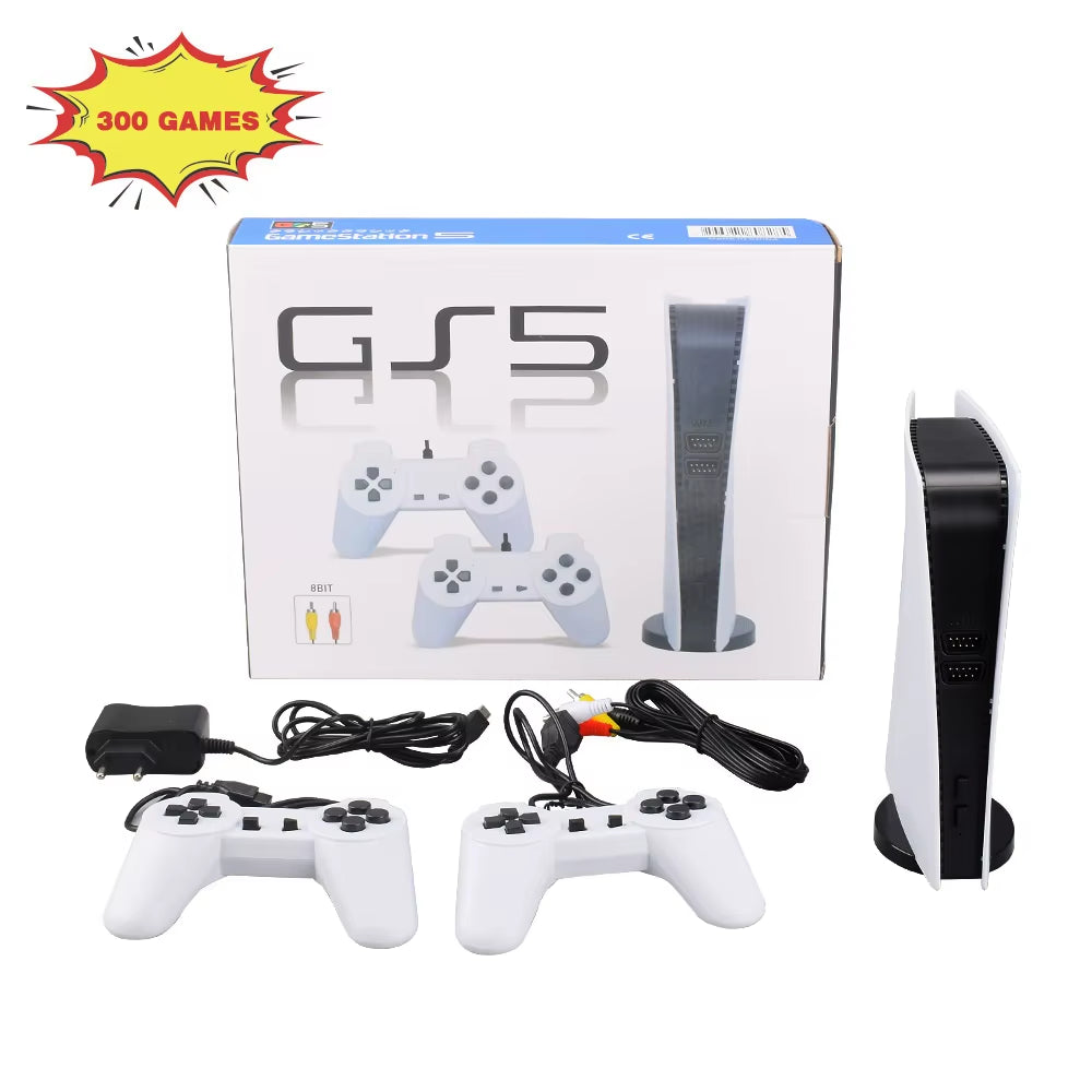 GS5 Video Game Console Mini TV Handhel Game Console Wired Gamepads Video Game 620 Retro Game HD Output Two-Player