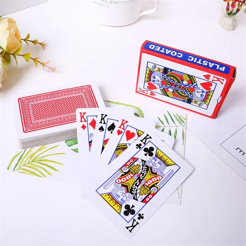 100% Solitaire Waterproof Playing Card Plastic Game Solitaire Poker Game Board Game 56*86Mm