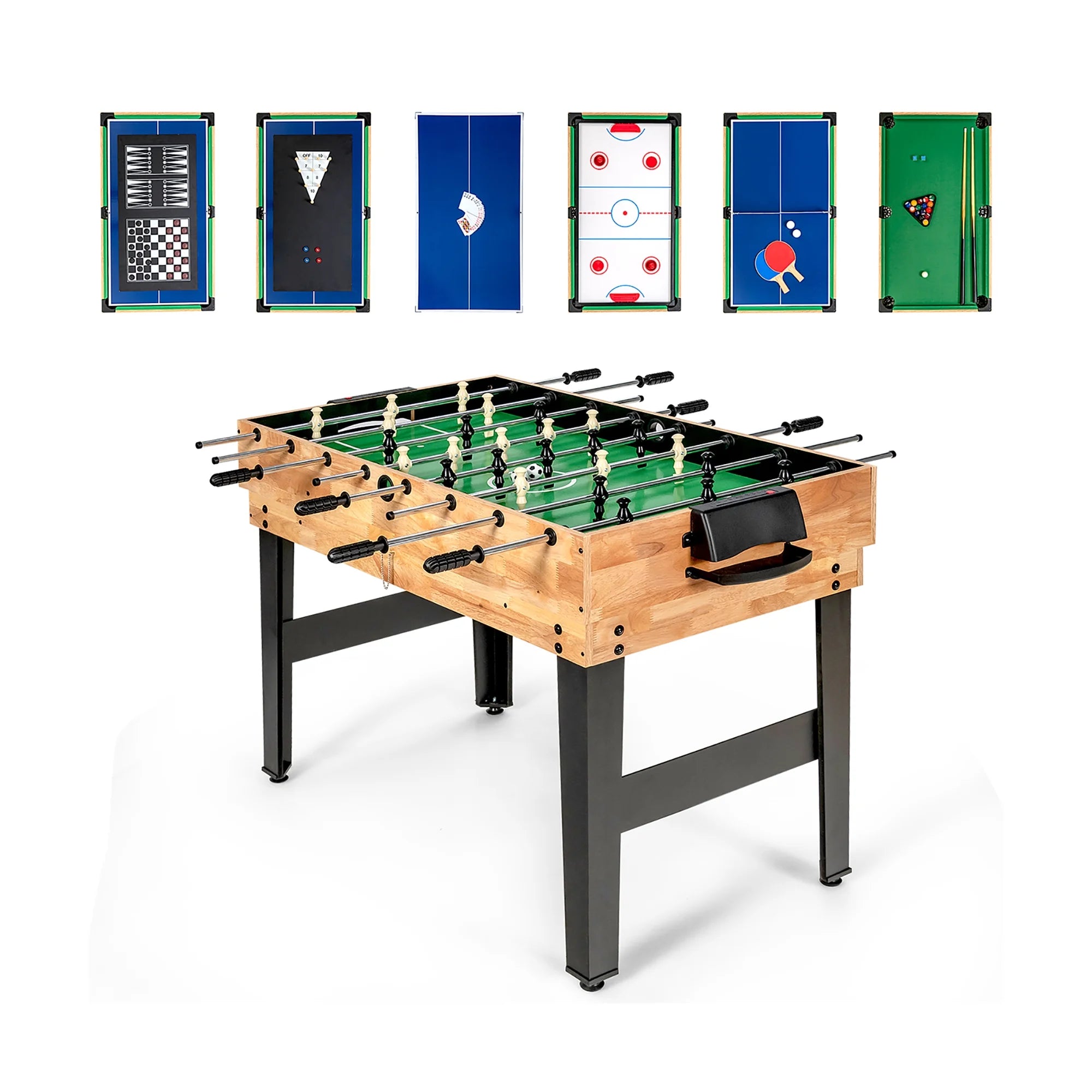 10-In-1 Combo Game Table Set, Multi Game Table for Home, Game Room